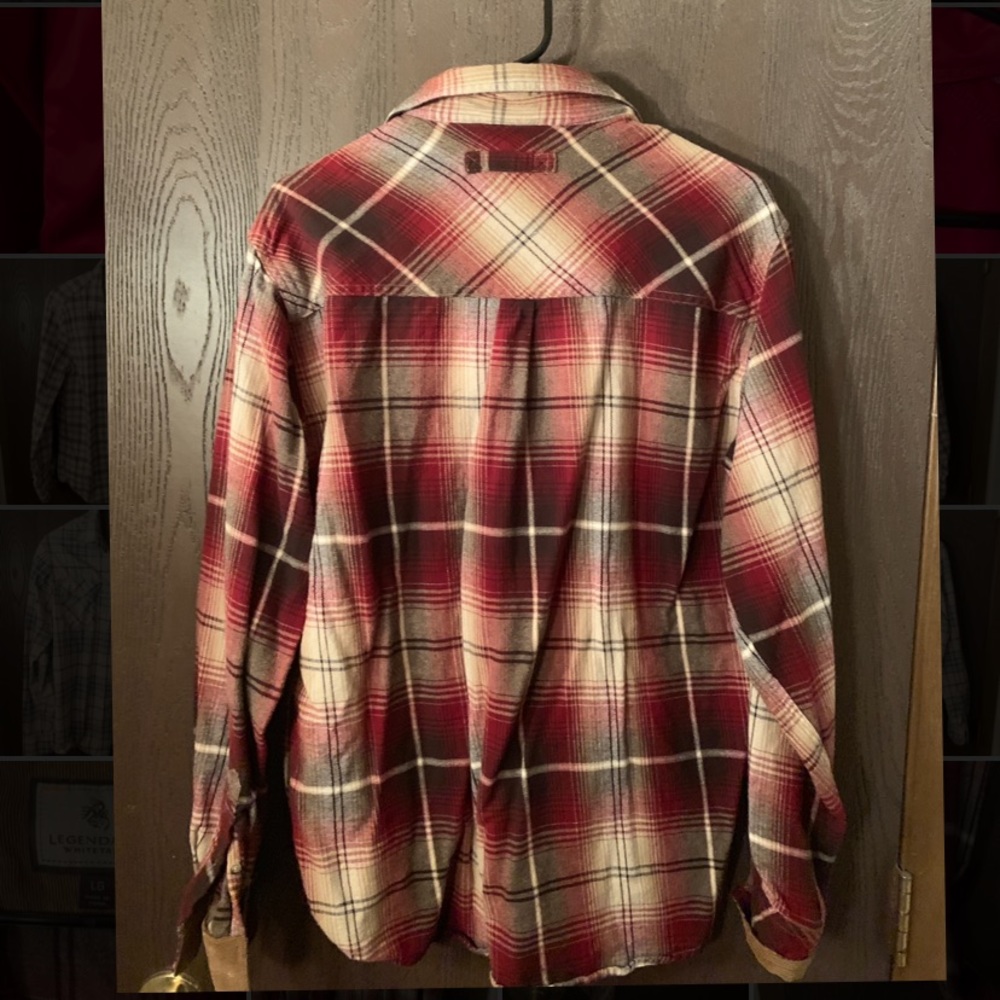 Soft Heavy Flannel Plaid Shirt - Picture 2 of 5